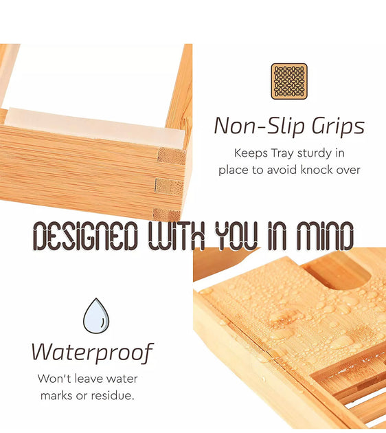 Bamboo Bathtub Rack – MiSoNatural